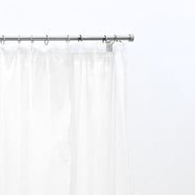 Eloquence White Sheer Rod Pocket Single Panel Curtain